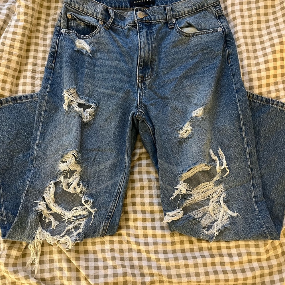 Aeropostale Blue Mom Jeans